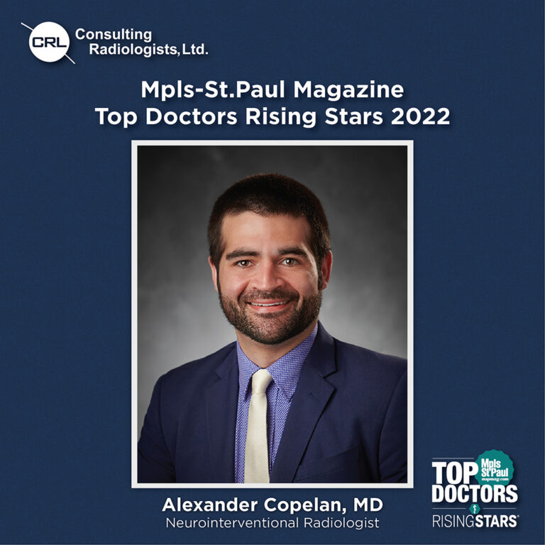 Dr. Alexander Copelan Recognized as MplsSt Paul Magazine Top Doctors