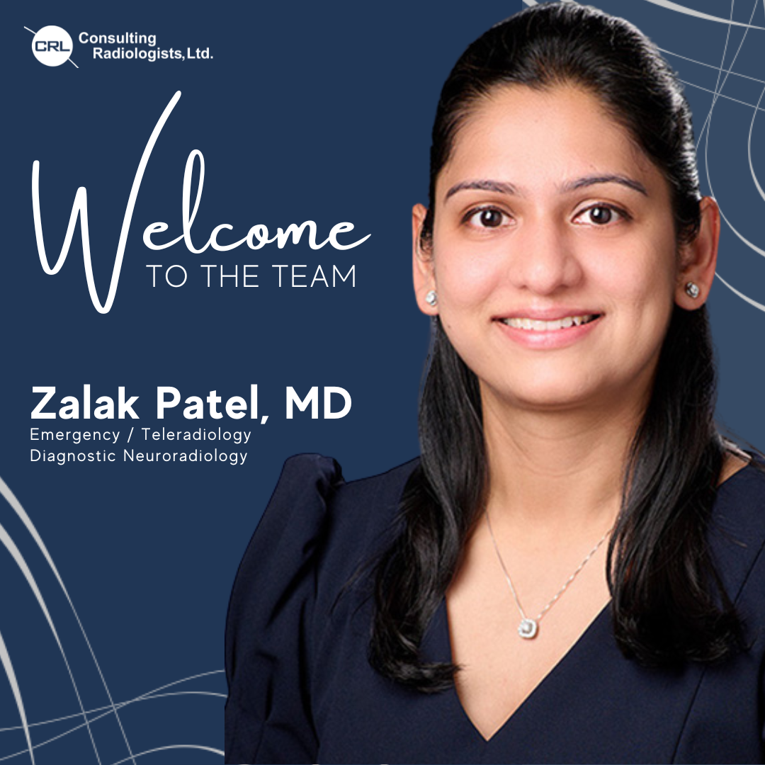 Welcome Dr. Zalak Patel